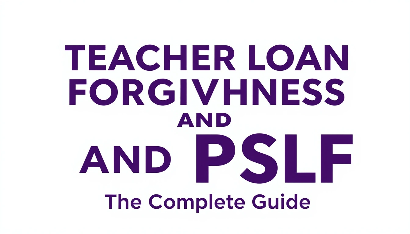 Teacher Loan Forgiveness and PSLF — The Complete Guide Teacher Loan Forgiveness and PSLF — The Complete Guide