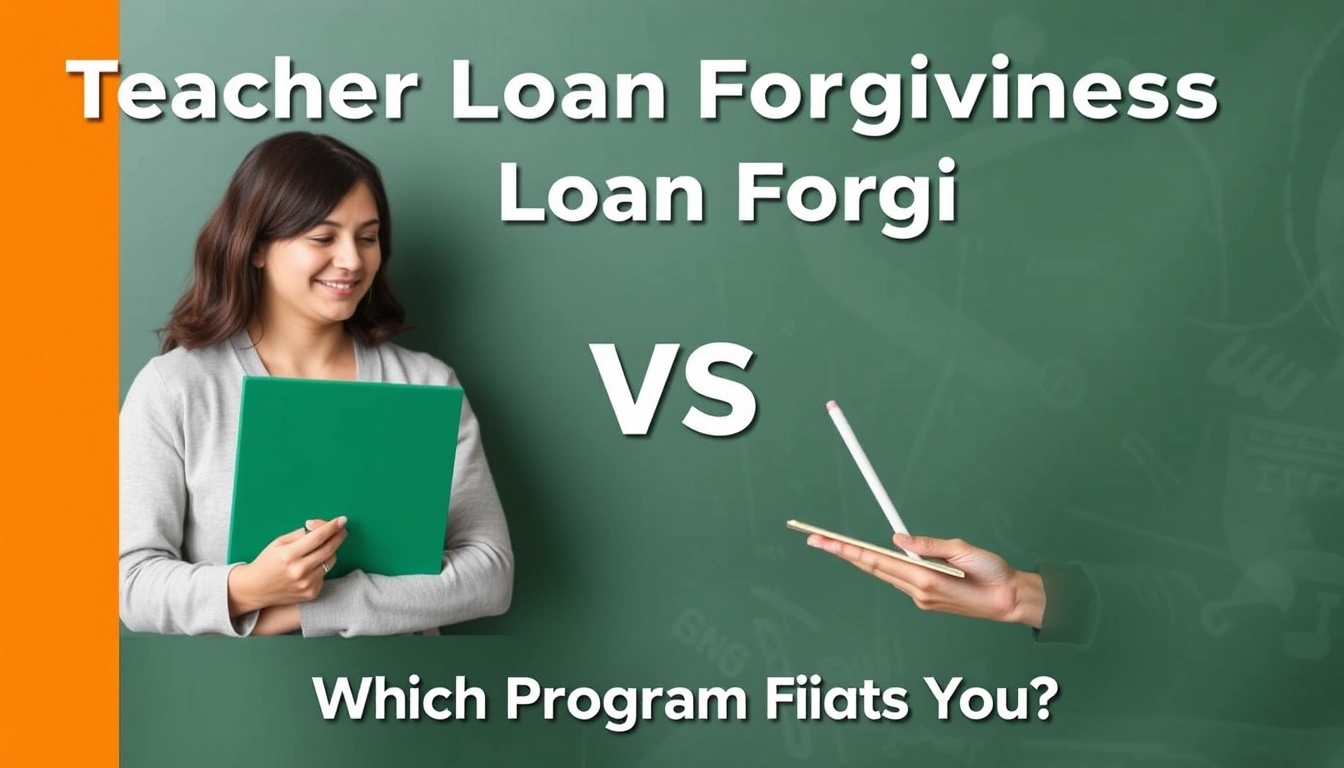 Teacher Loan Forgiveness vs Public Service Loan Forgiveness: Which Program Fits You? Teacher Loan Forgiveness vs Public Service Loan Forgiveness: Which Program Fits You?