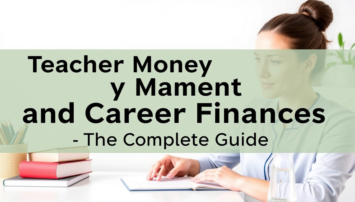 Teacher Money Management and Career Finances — The Complete Guide